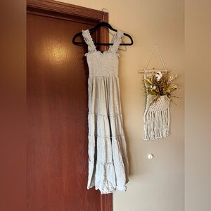 Quince 100% European linen Midi dress